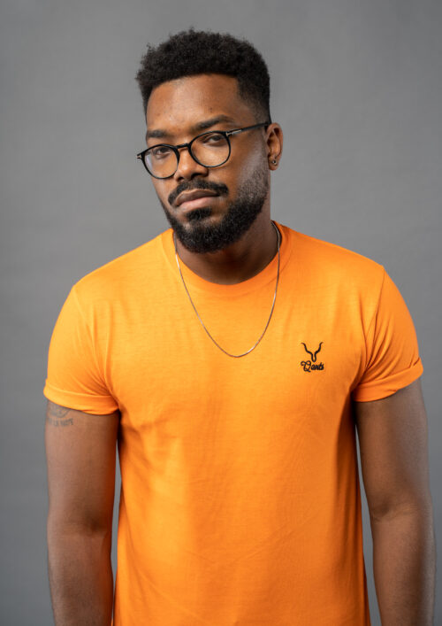 T-SHIRT SIRA Brodé - Orange